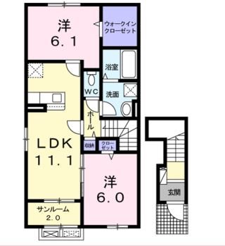 サニーテラス　B 間取り