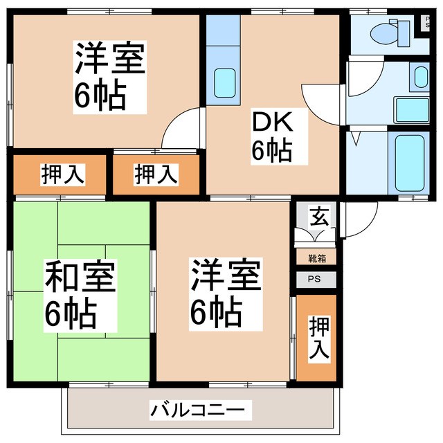 グリーンハイツ山口 間取り