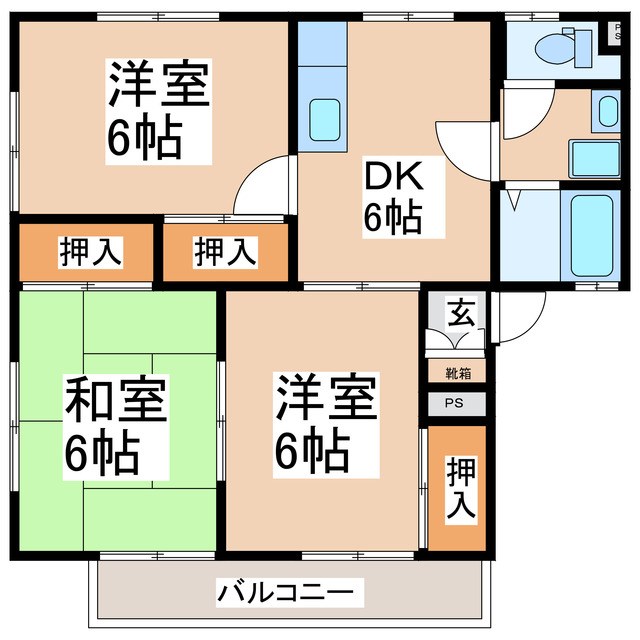 グリーンハイツ山口 間取り