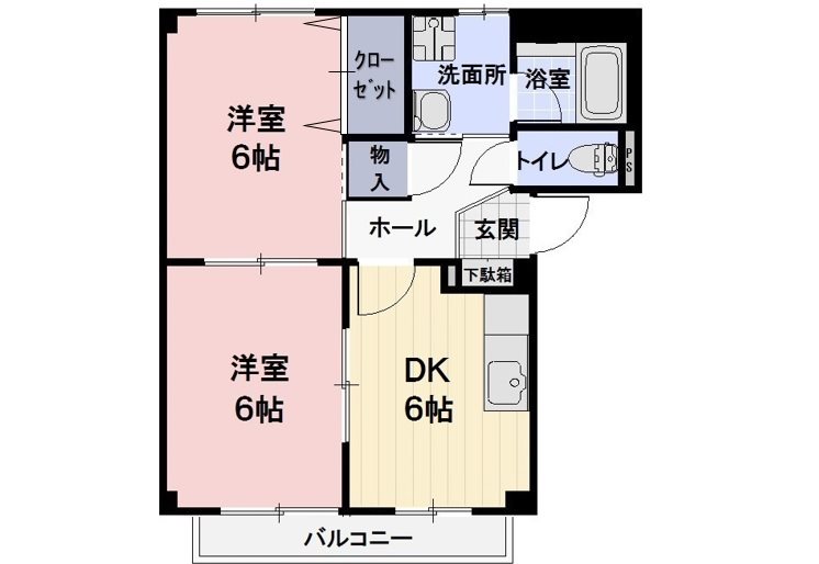 オワゾーブルーA 間取り