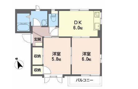 ディアスちごちごＢ 間取り