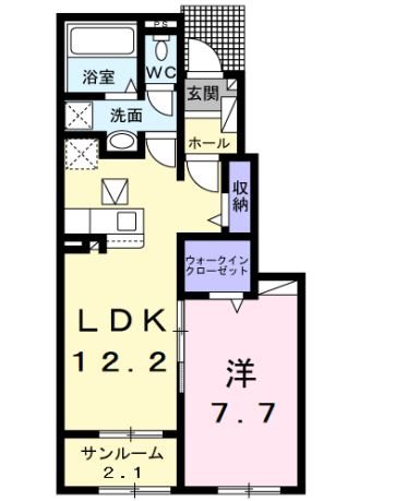 カーザ　マルヒロ 間取り