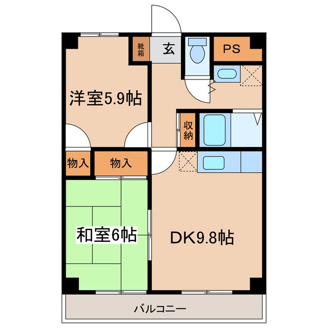 サンロードかざわ 間取り
