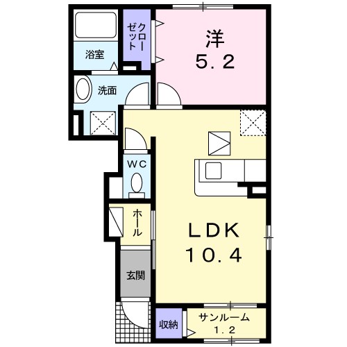 グラン　ソレイユ 間取り