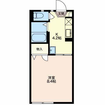 アドヴァンス大屋A 間取り