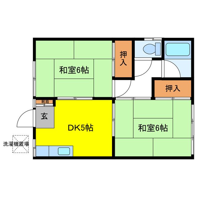 荒井アパート 間取り