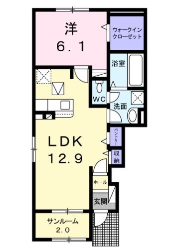 ソッフィオーネⅠ 間取り