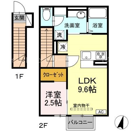 Adesso東銀座 間取り