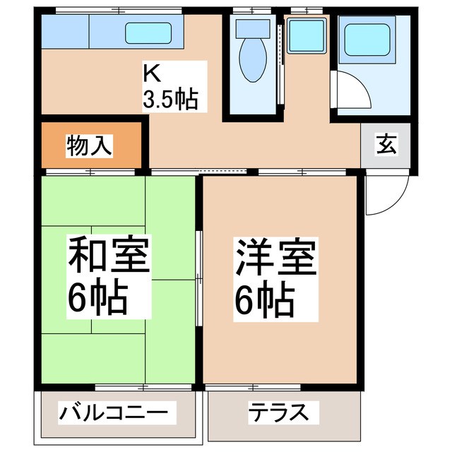 サンテラス東部 間取り