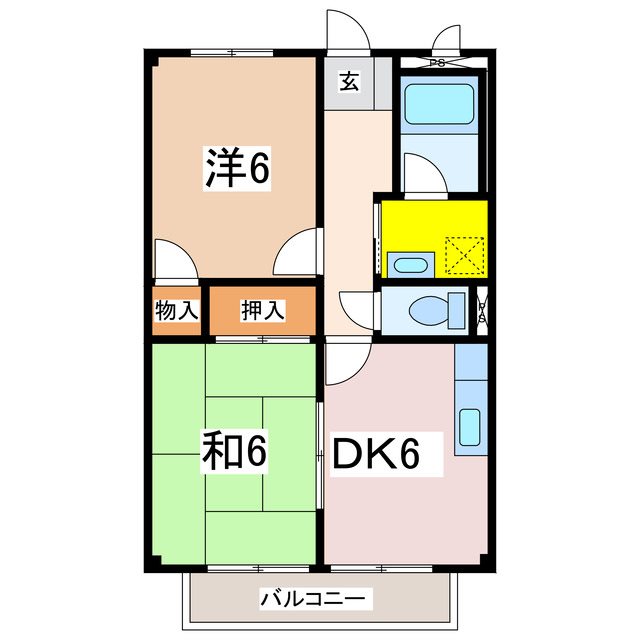 ファインビュー常念 間取り