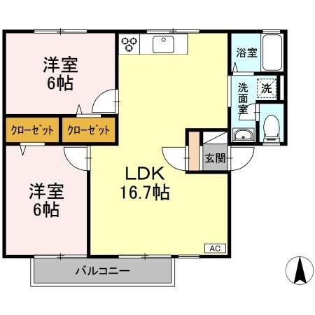 メゾンセジュール 間取り