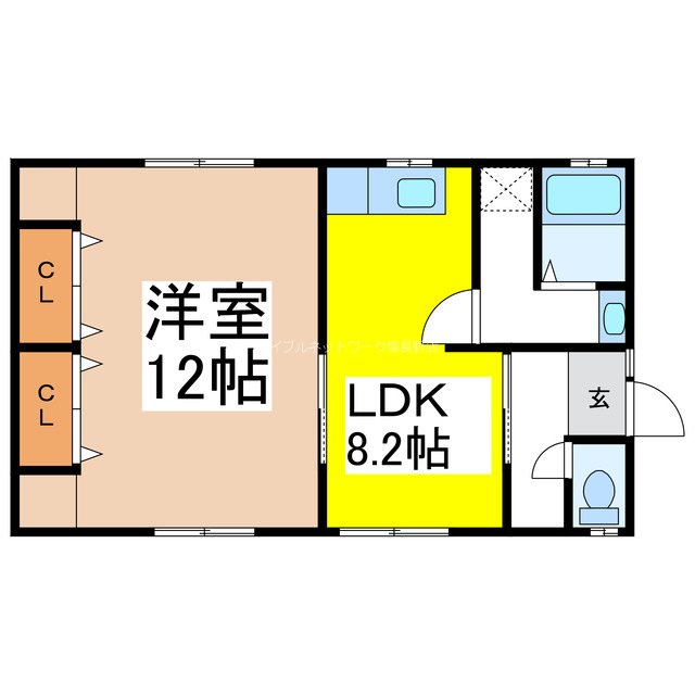 新井貸家　C 間取り