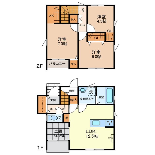 Kalama　Ｆ 間取り