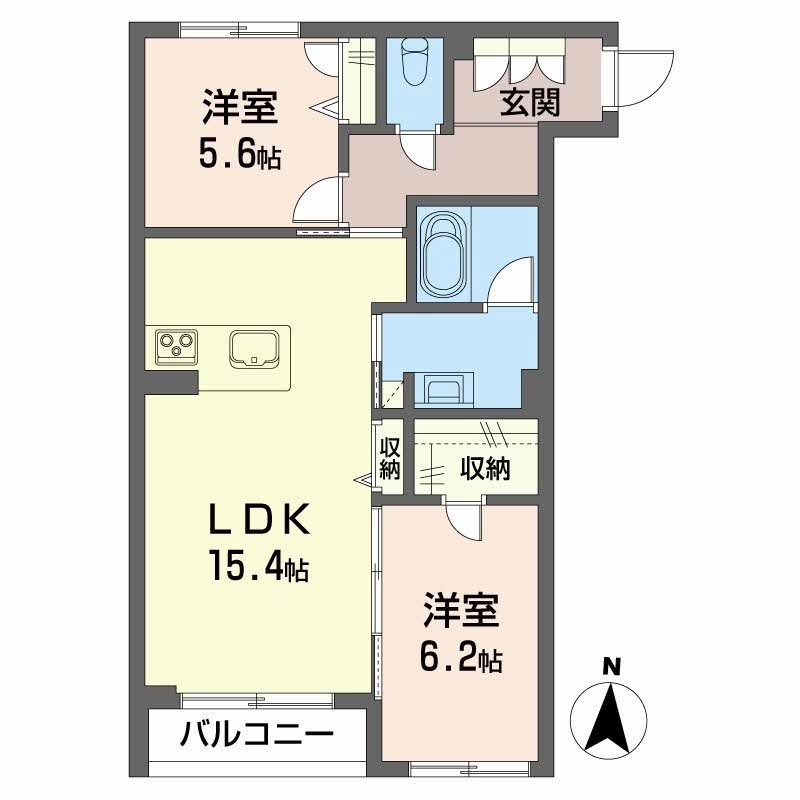 カルムメゾン 間取り