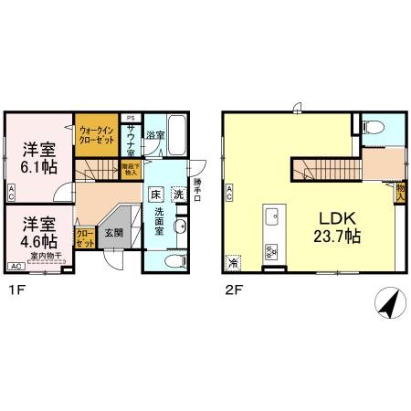 コンフォレスト軽井沢Ⅰ 間取り
