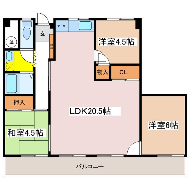 第一双葉マンション 間取り