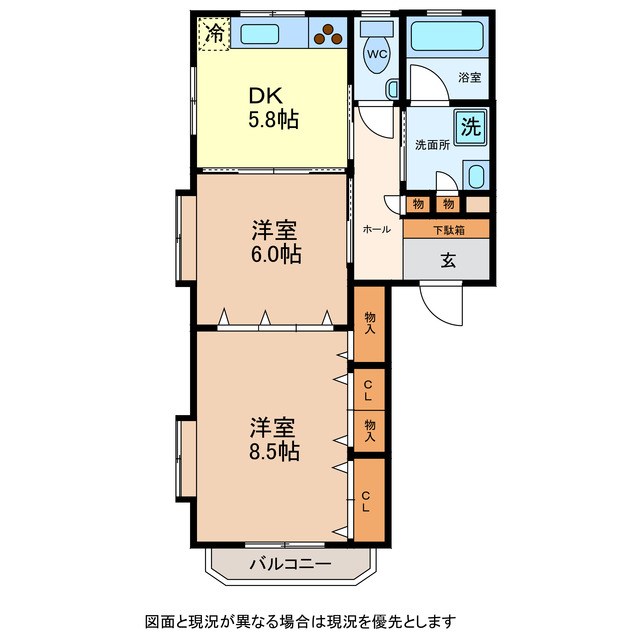 グレースメゾンIA（新館） 間取り