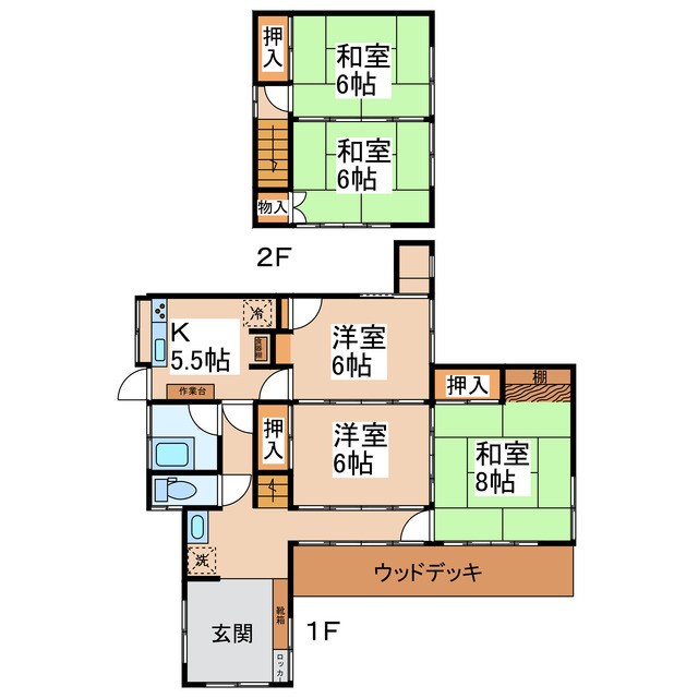 中央北貸家 間取り