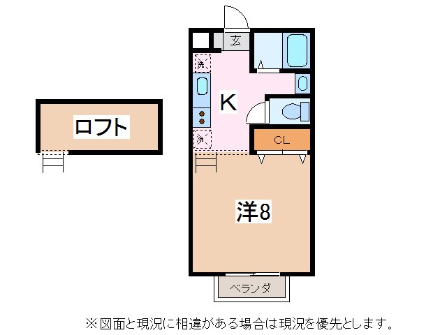 コーポこうのⅡ 間取り