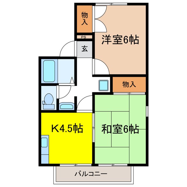 プレステージフジ Ａ棟 間取り