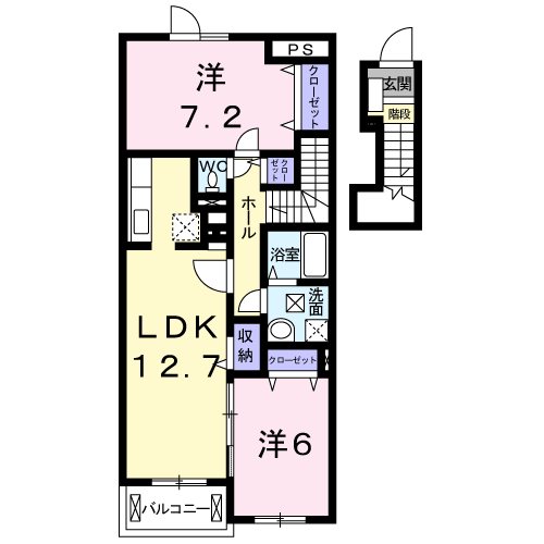 エクセレント・クレオパトラＣ 間取り