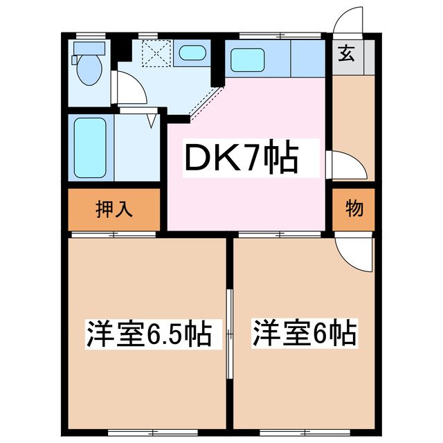 ハイツミヤ 間取り