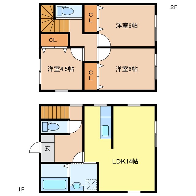 赤坂貸戸建 間取り