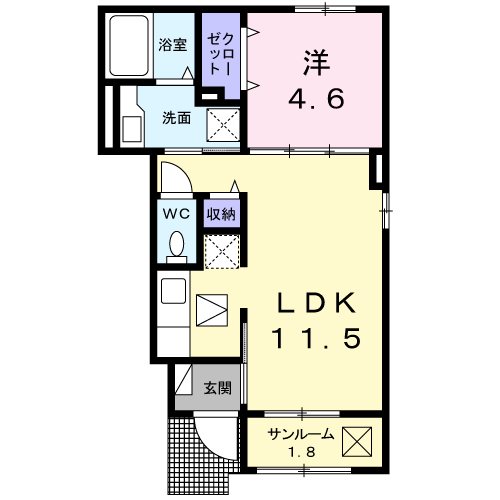 マ・メゾンⅣ 間取り