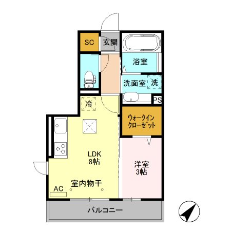 Erfolg・F 間取り