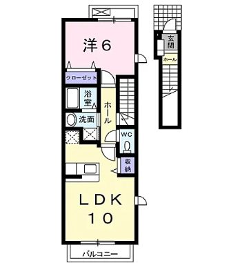 フレッシュコートＭ・Ａ 間取り