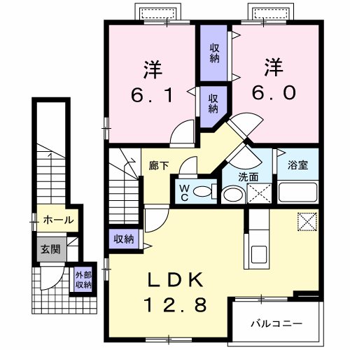 Villa　Raffine 間取り