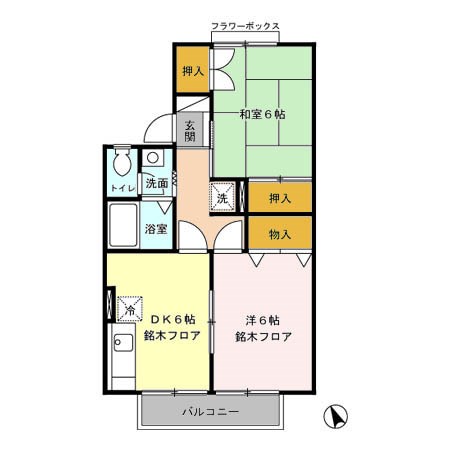 ソアニュー小山Ａ 間取り