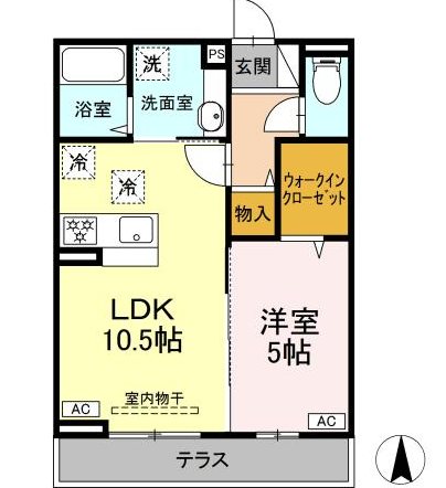 GRAND　D‐ROOM村井北　 間取り