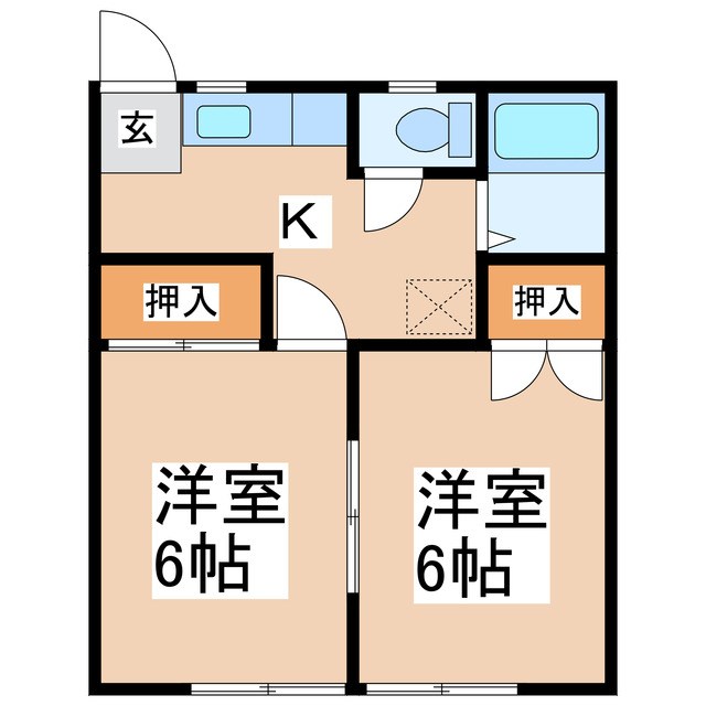 蒼久保サンルートマンション 間取り