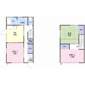 WESTFLATS A棟 間取り