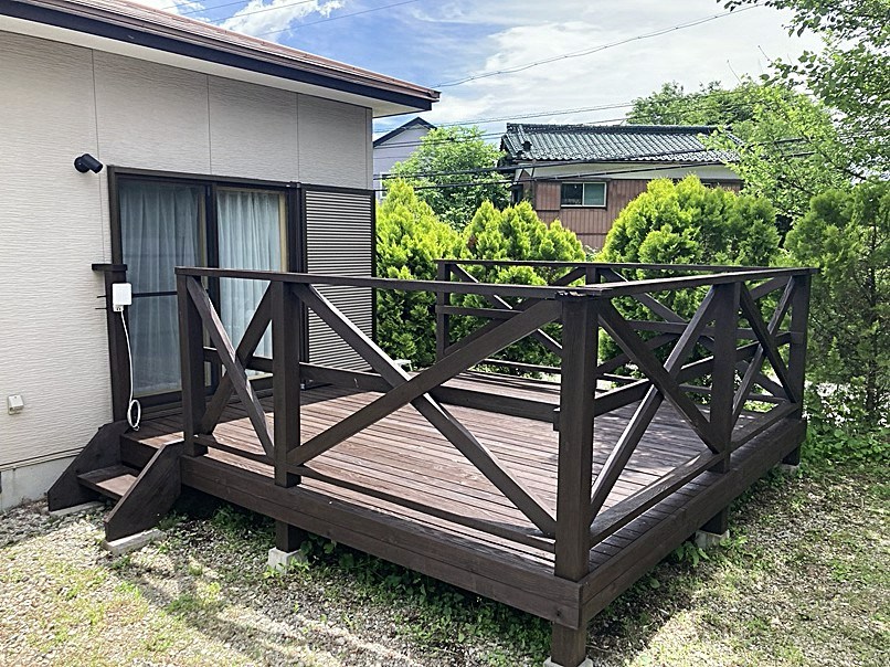 軽井沢・鳥井原戸建 ベランダ