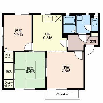 アーバングレイスＣ 間取り
