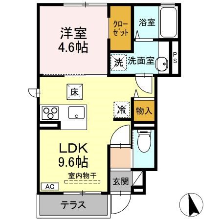 グランディールＴ　Ｅ棟 間取り