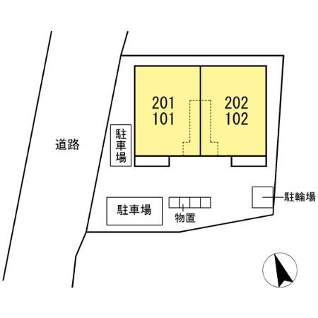 グランディールＴ　Ｅ棟 駐車場