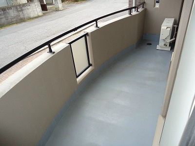 長野県安曇野市穂高柏原 ベランダ