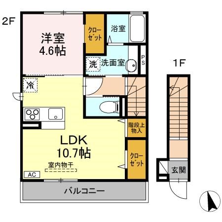 グランディールＴ　Ｅ棟 間取り