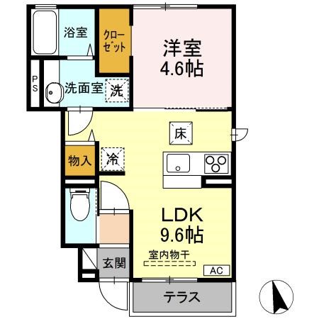グランディールＴ　Ｅ棟 間取り