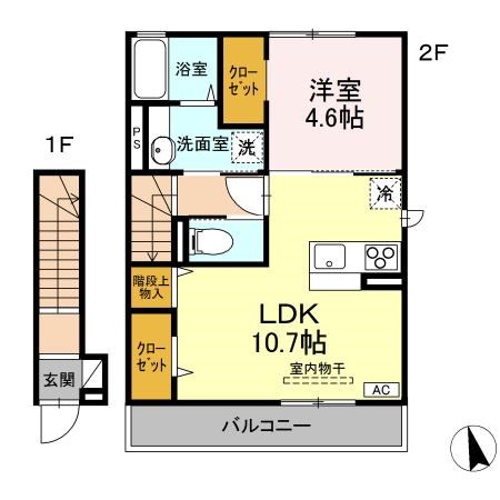 グランディールＴ　Ｅ棟 間取り
