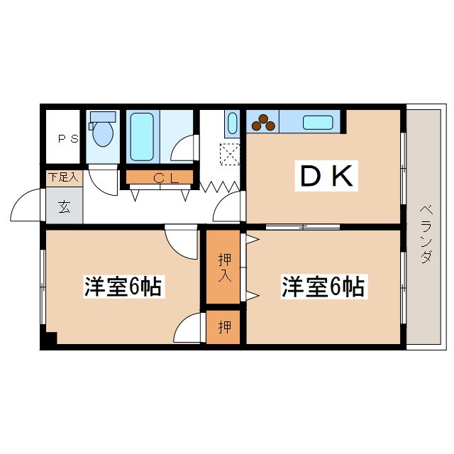 アメニティーシャトー並柳 間取り