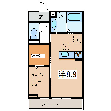 コンフォート征矢野 間取り