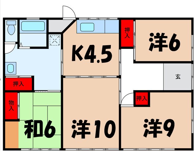 森のこだま日影 間取り