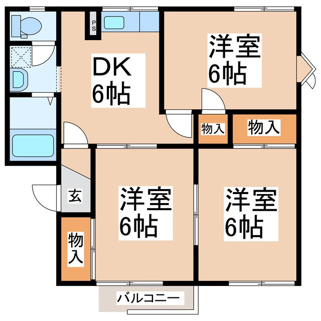 アトゥレあすかA 間取り