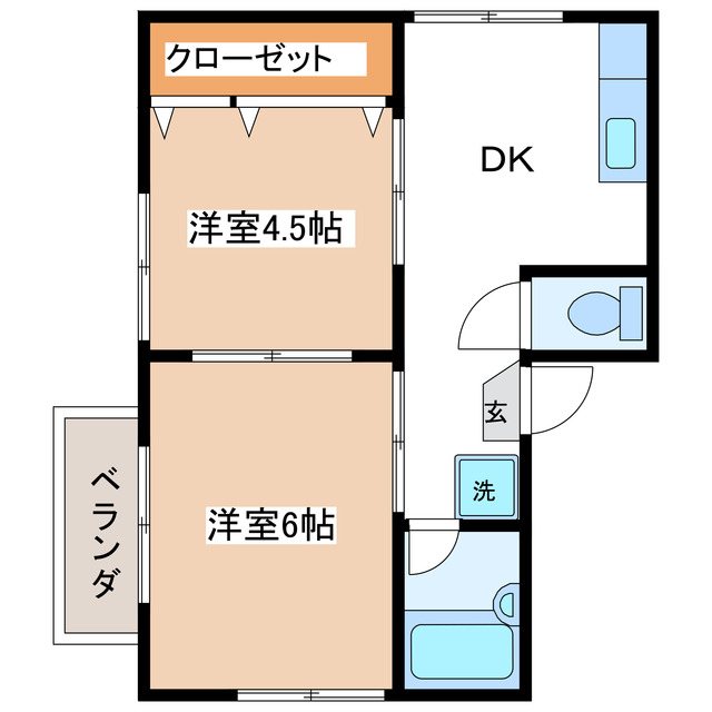 コーポアメニティ 間取り