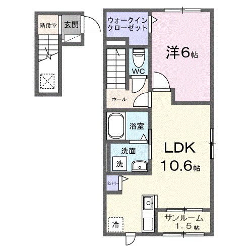 ミニョン　フロル　Ａ 間取り