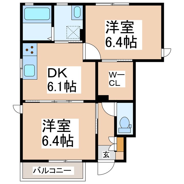 セピアコート常磐城A 間取り